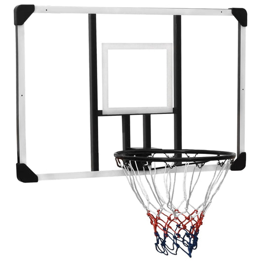 Tabela de basquetebol 106x69x3 cm policarbonato transparente