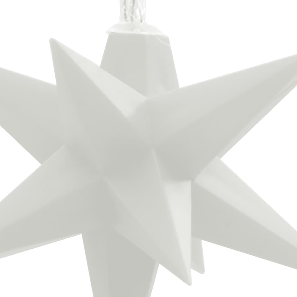 Luzes de Natal 10 LEDs 10 cm branco