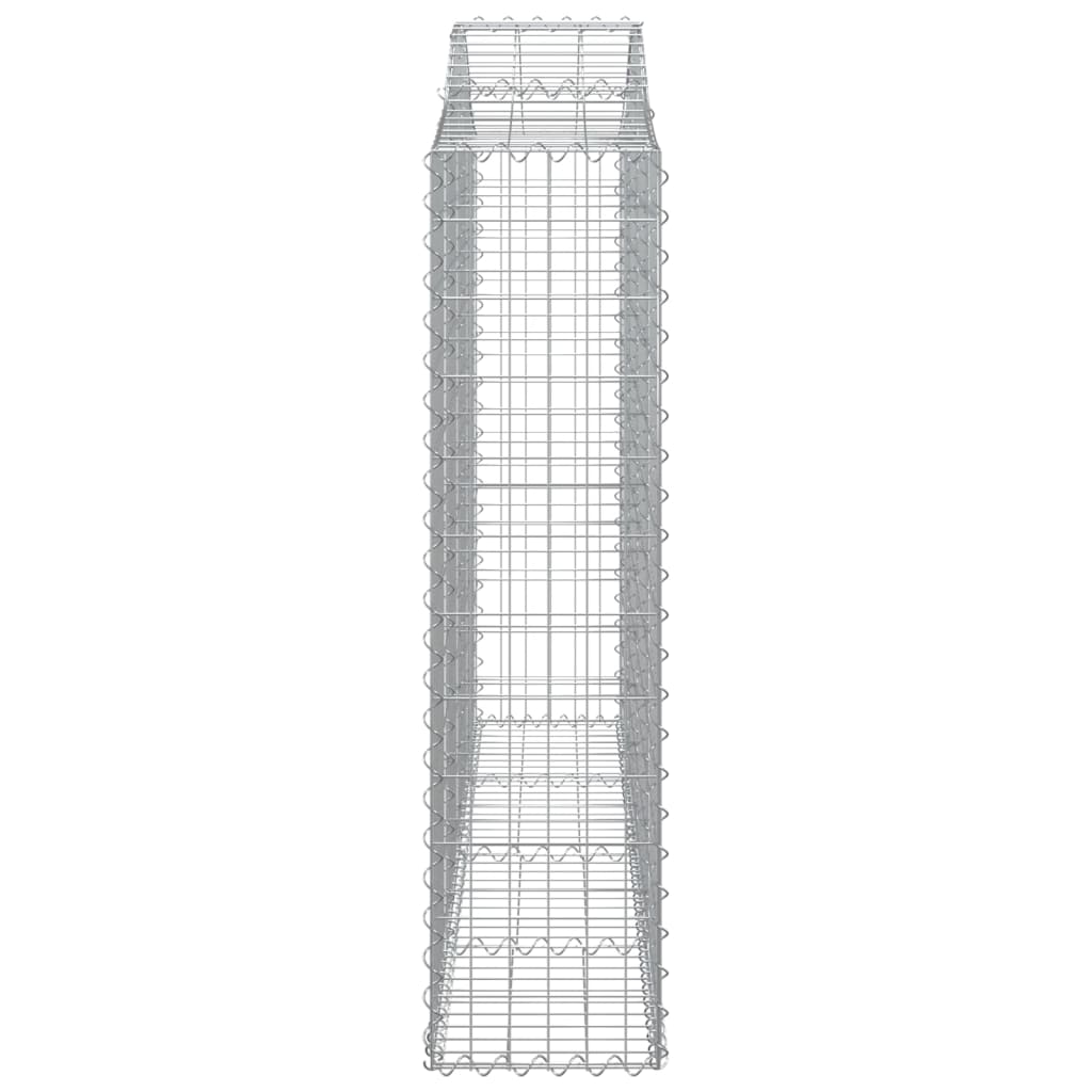 Cestos gabião arqueados 11pcs 200x30x120/140 ferro galvanizado