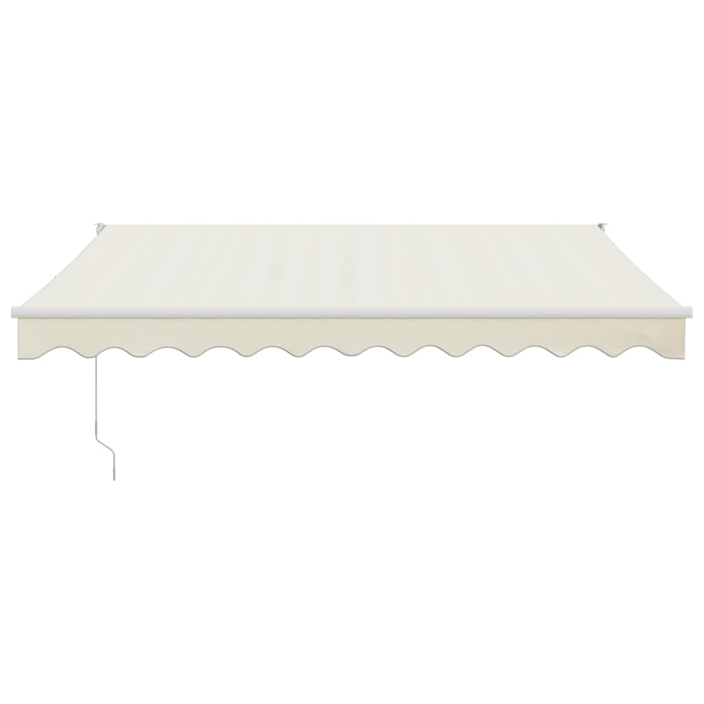 Toldo retrátil 3x2,5 m tecido e alumínio cor creme