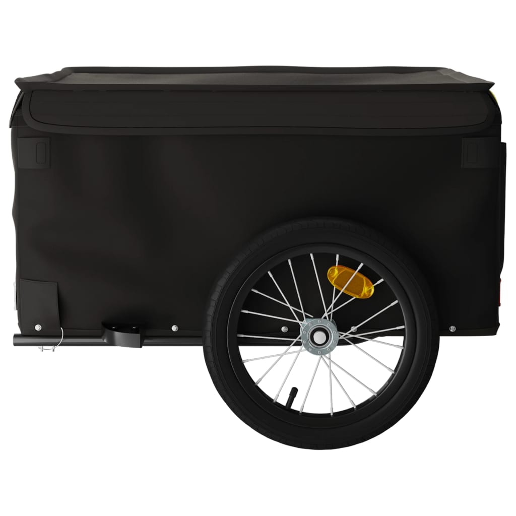 Reboque para bicicleta 45 kg ferro preto