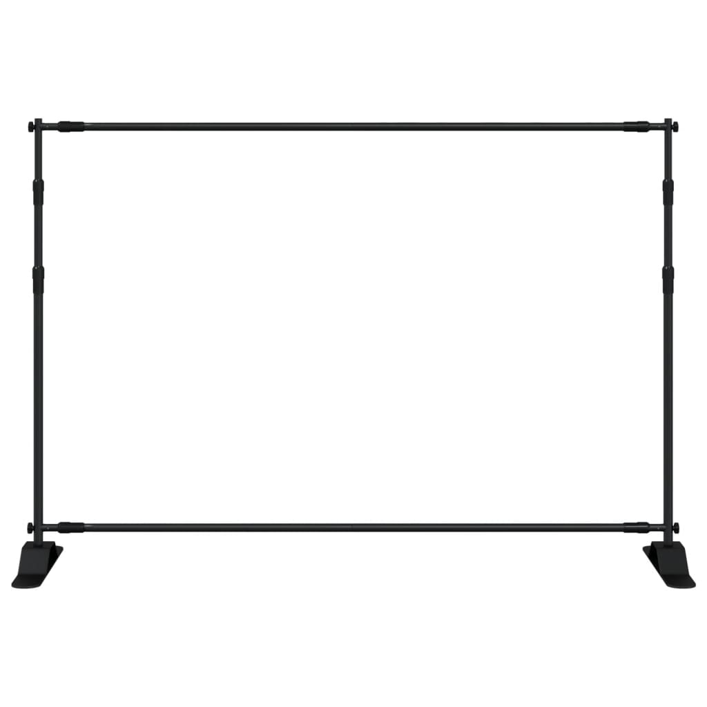 Suportes para fundos fotográficos 2 pcs 305x243 cm aço preto