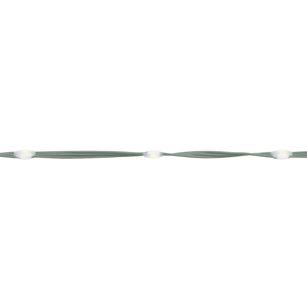 Árvore de Natal luminosa c/ estacas 220 LED 180cm branco quente