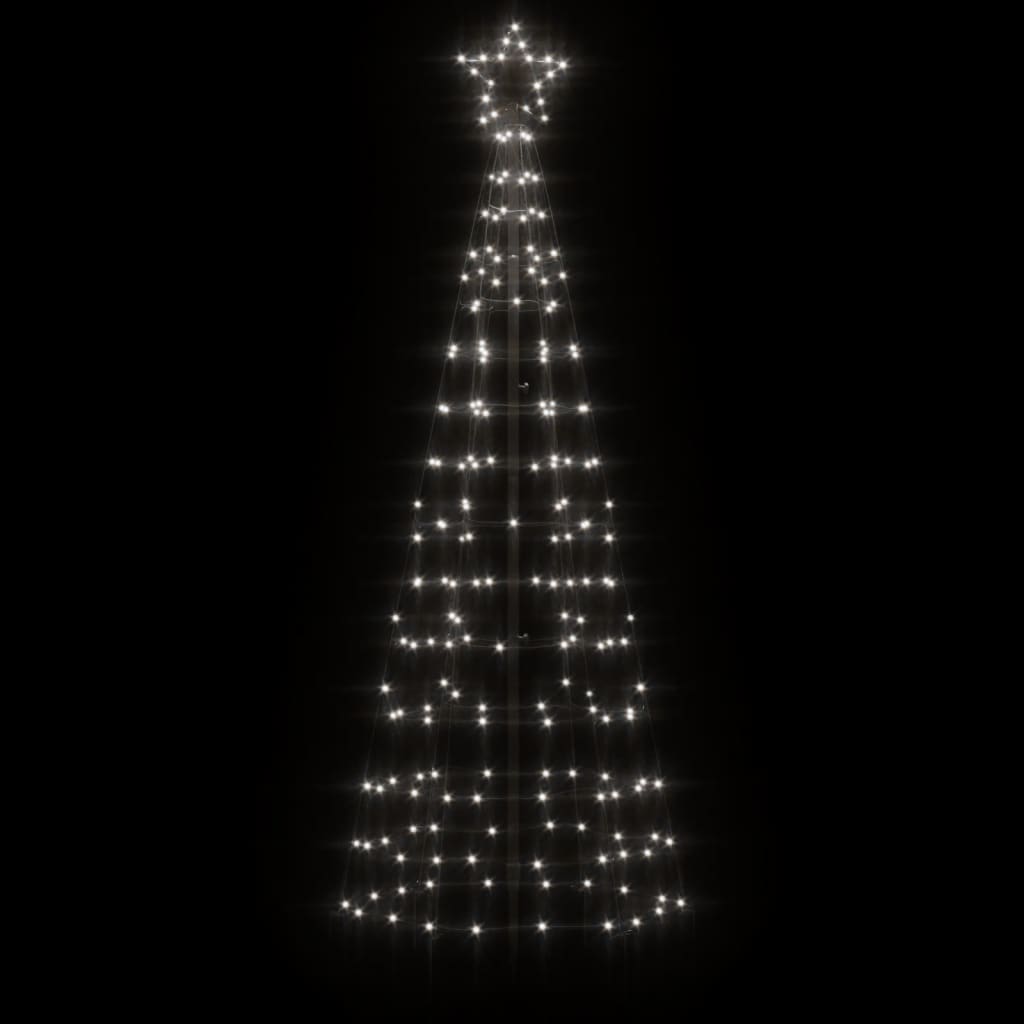 Iluminação árvore de Natal c/ estacas 220 LED 180cm branco frio