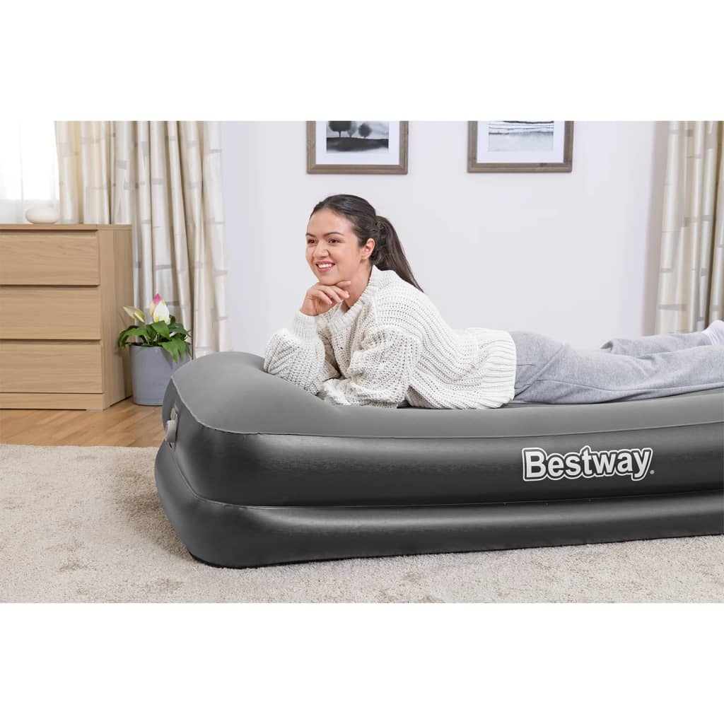 Bestway Colchão insuflável com bomba de ar embutida 191x97x46 cm