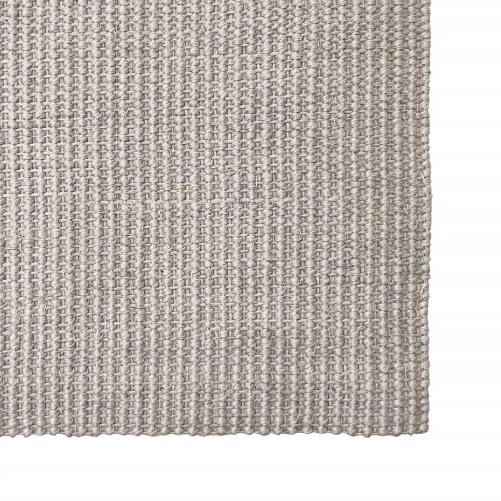 Tapete de sisal para poste arranhador 66x300 cm cor areia