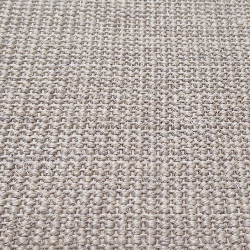 Tapete de sisal para poste arranhador 66x300 cm cor areia