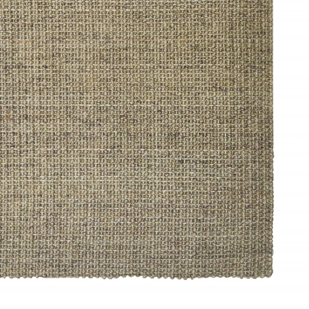 Tapete de sisal p/ poste arranhador 66x200 cm cinza-acastanhado