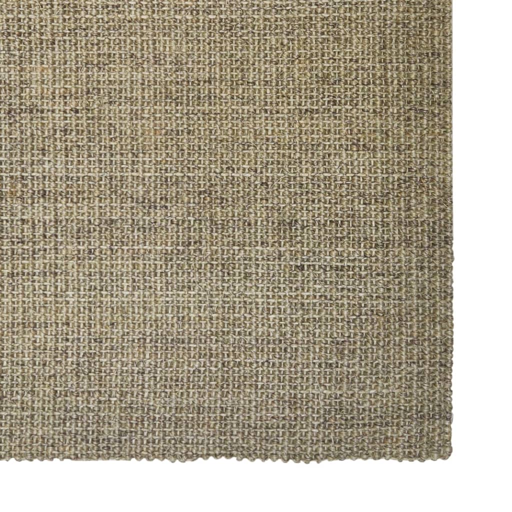 Tapete de sisal p/ poste arranhador 66x250 cm cinza-acastanhado