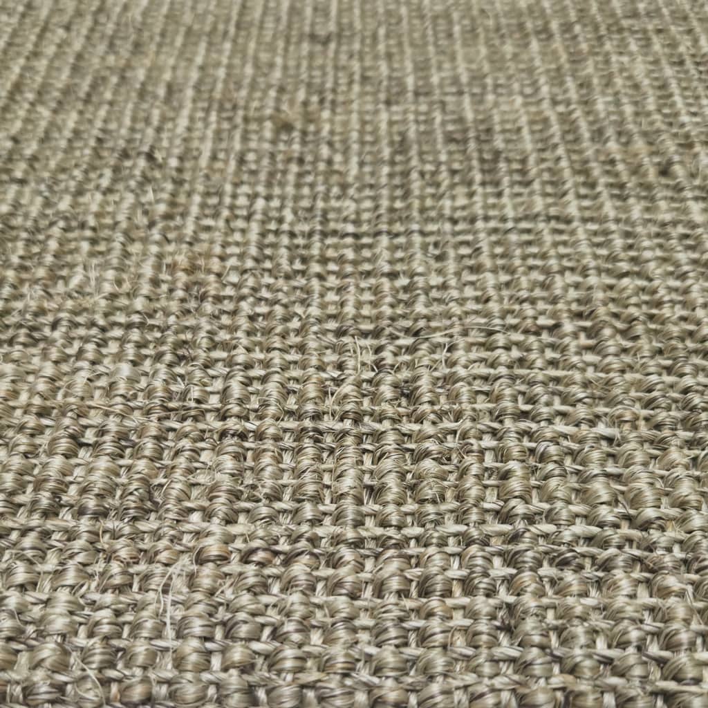 Tapete de sisal p/ poste arranhador 66x300 cm cinza-acastanhado