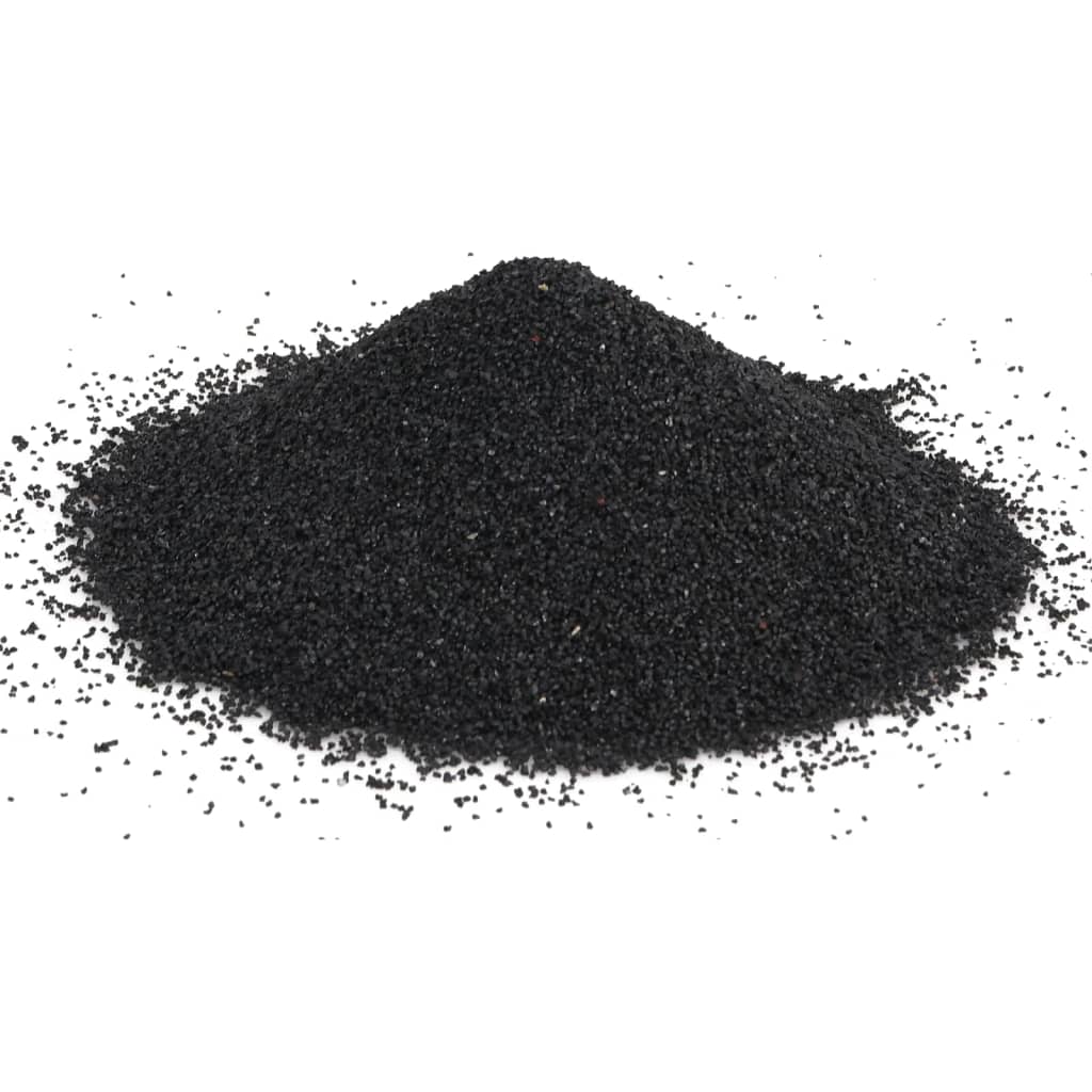 Areia para aquário 10 kg 0,2-2 mm preto