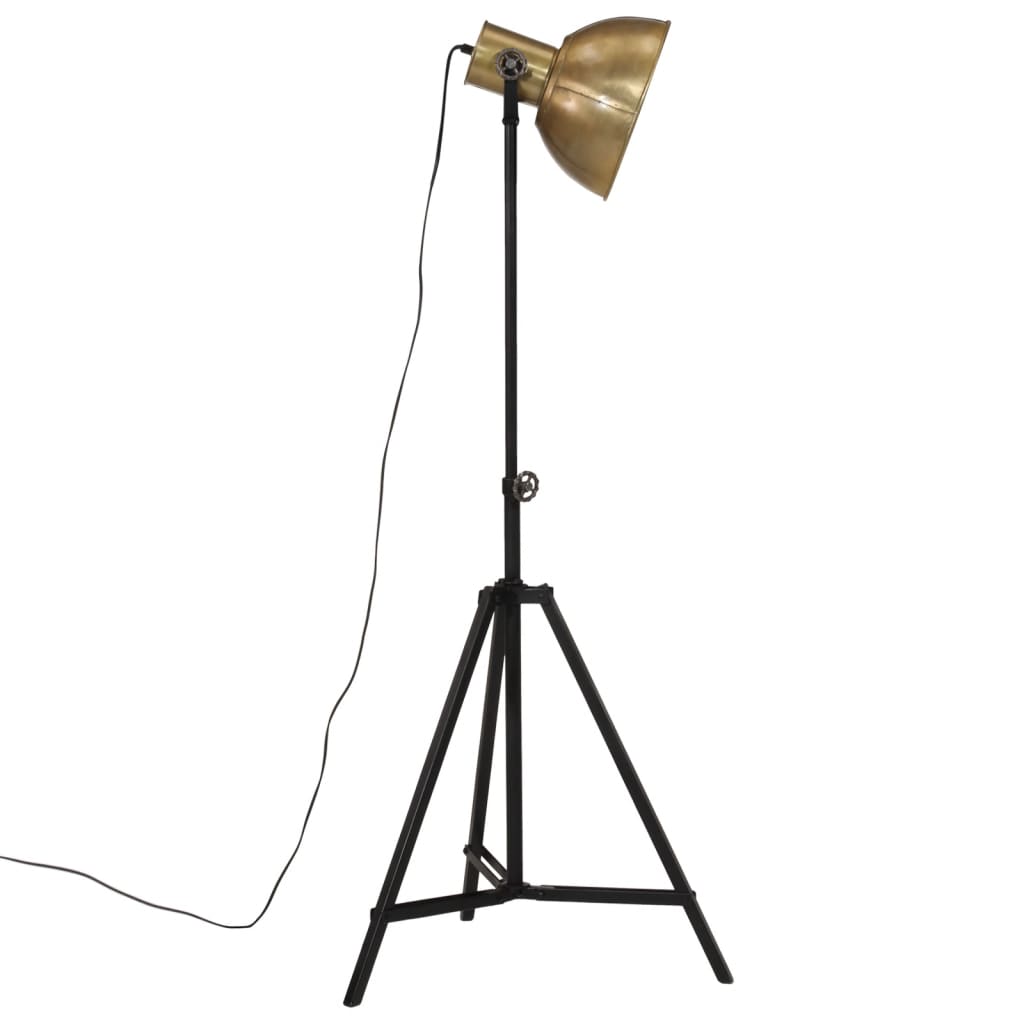 Candeeiro de pé 25 W 61x61x90/150 cm E27 bronze antigo