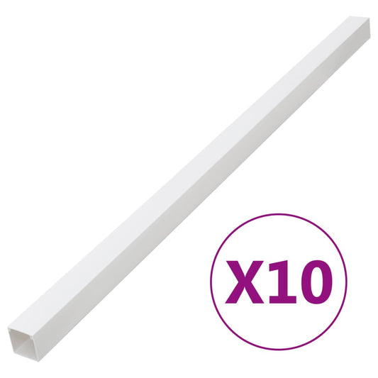 Calhas para cabos 33x33 mm 10 m PVC