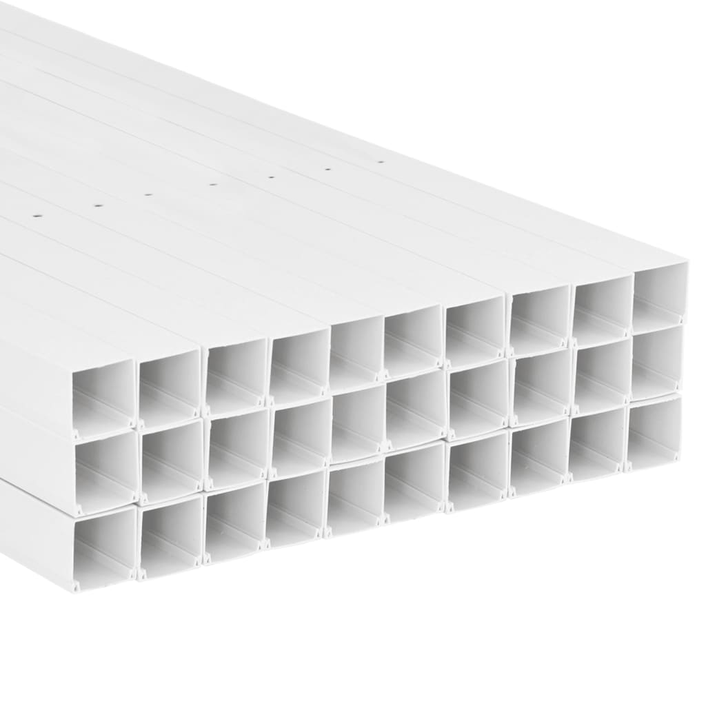 Calhas para cabos 40x40 mm 30 m PVC