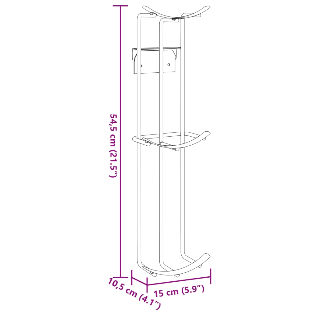 Copos de salto para barril 2 pcs aço preto