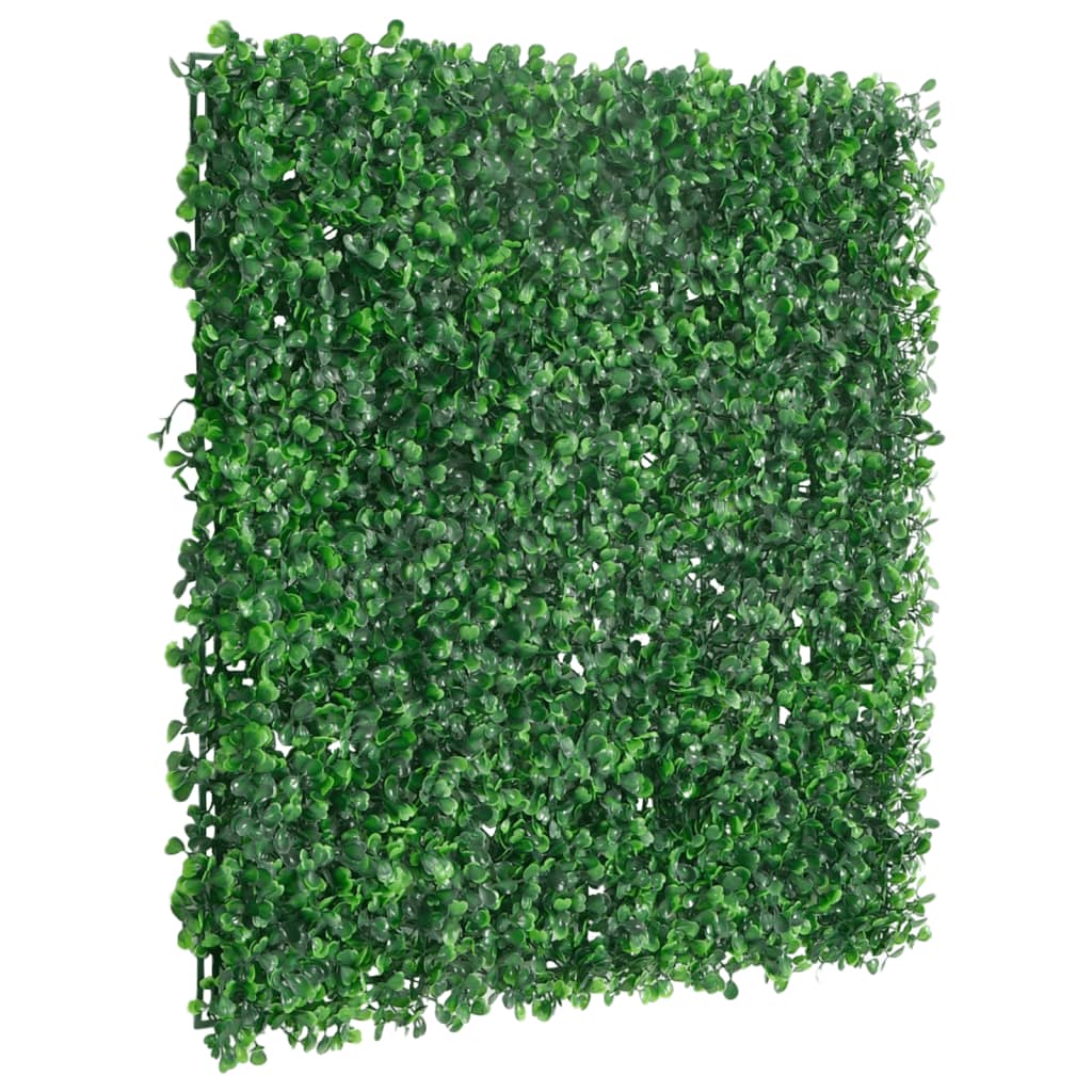 Vedação de arbusto artificial 24 pcs 50x50 cm verde