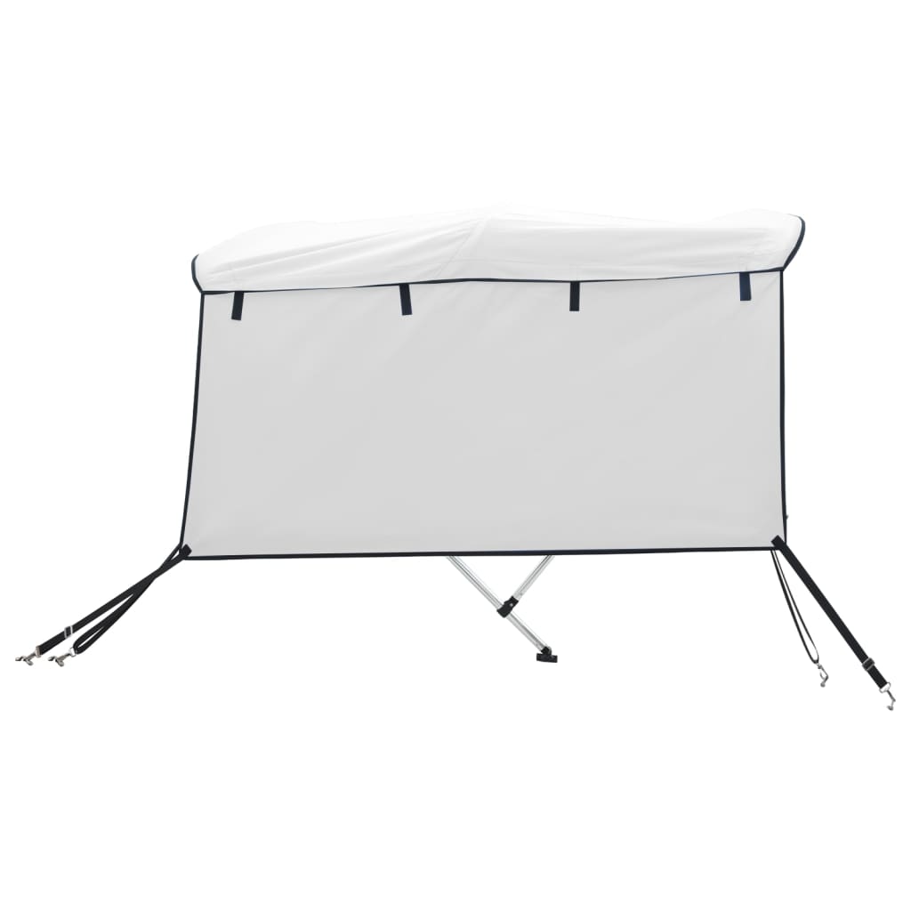 Toldo de 4 arcos Bimini c/ paredes laterais 243x(170-182)x137cm