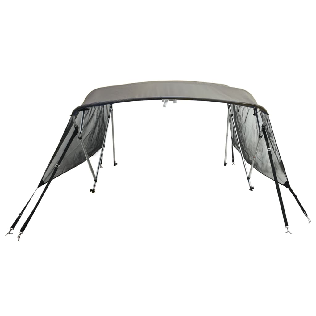 Toldo 3 arcos Bimini paredes malha laterais 183x(137-152)x137cm