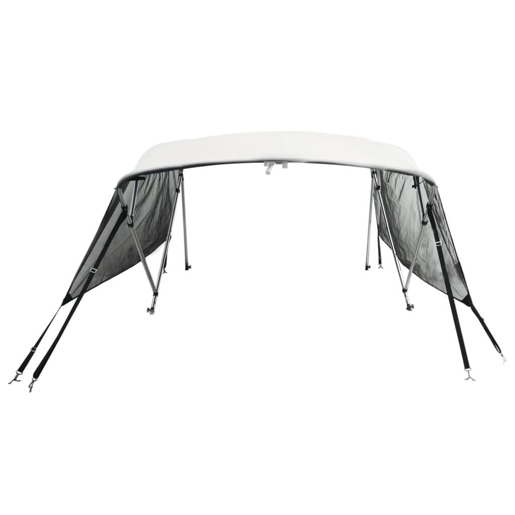 Toldo 4 arcos Bimini paredes malha laterais 243x(230-244)x137cm