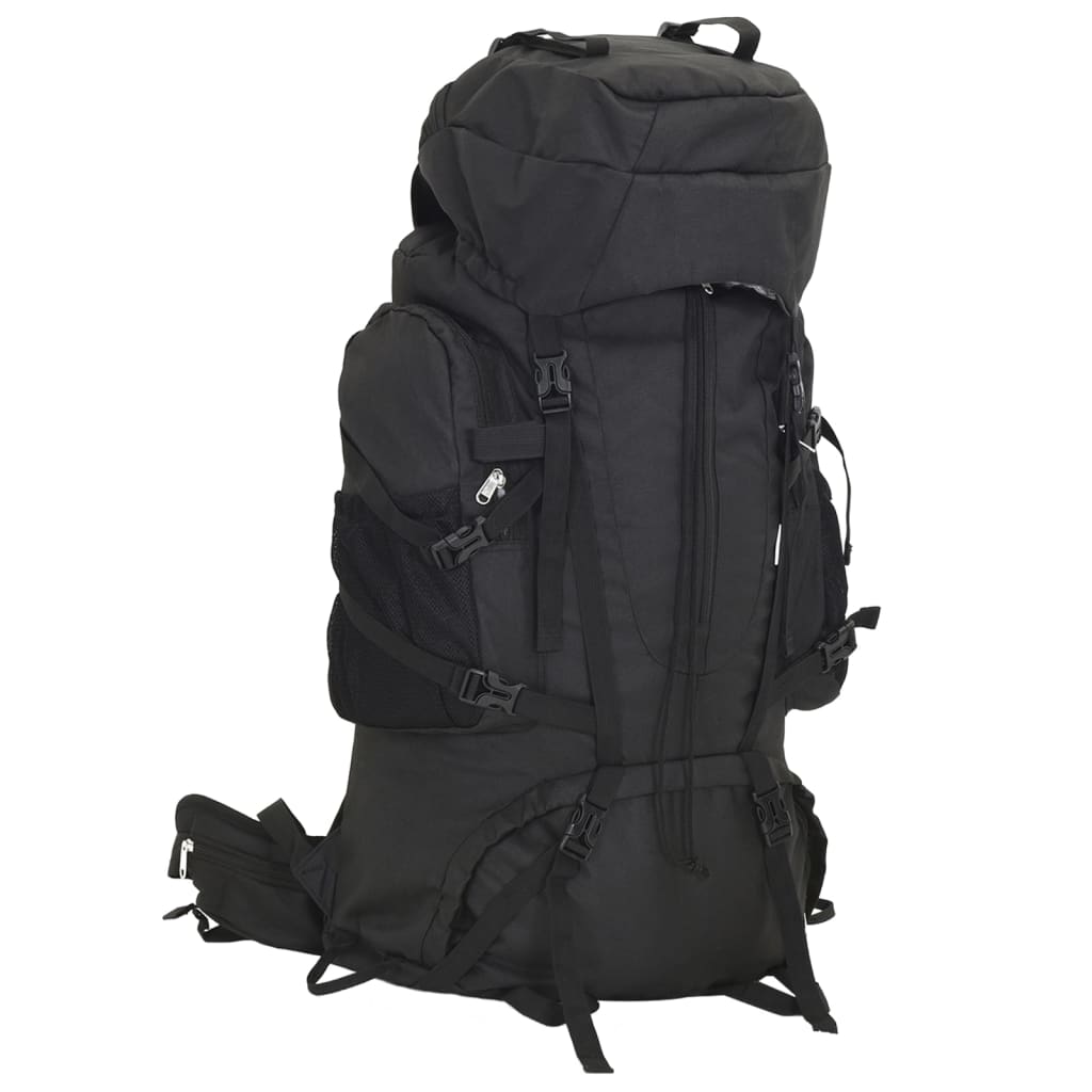 Mochila para caminhadas 60 L tecido oxford preto