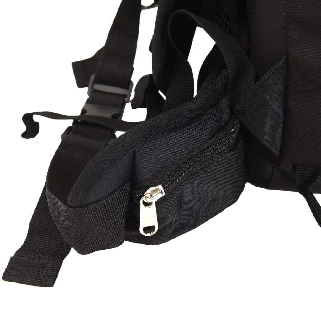 Mochila para caminhadas 60 L tecido oxford preto