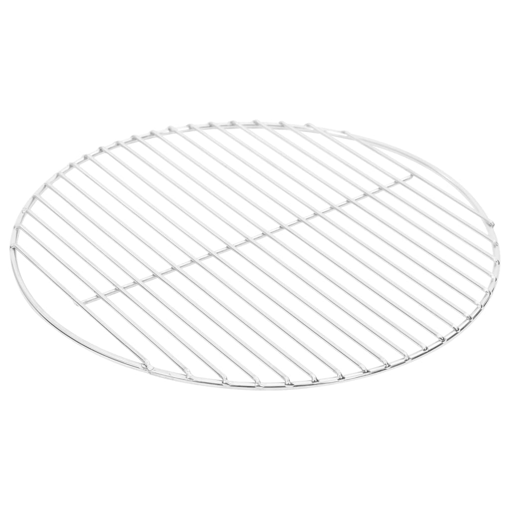 Grelha para churrasco redonda Ø40 cm aço inoxidável 304